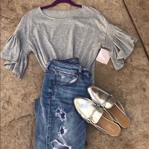 GRAY Nordstrom tee NWT XS